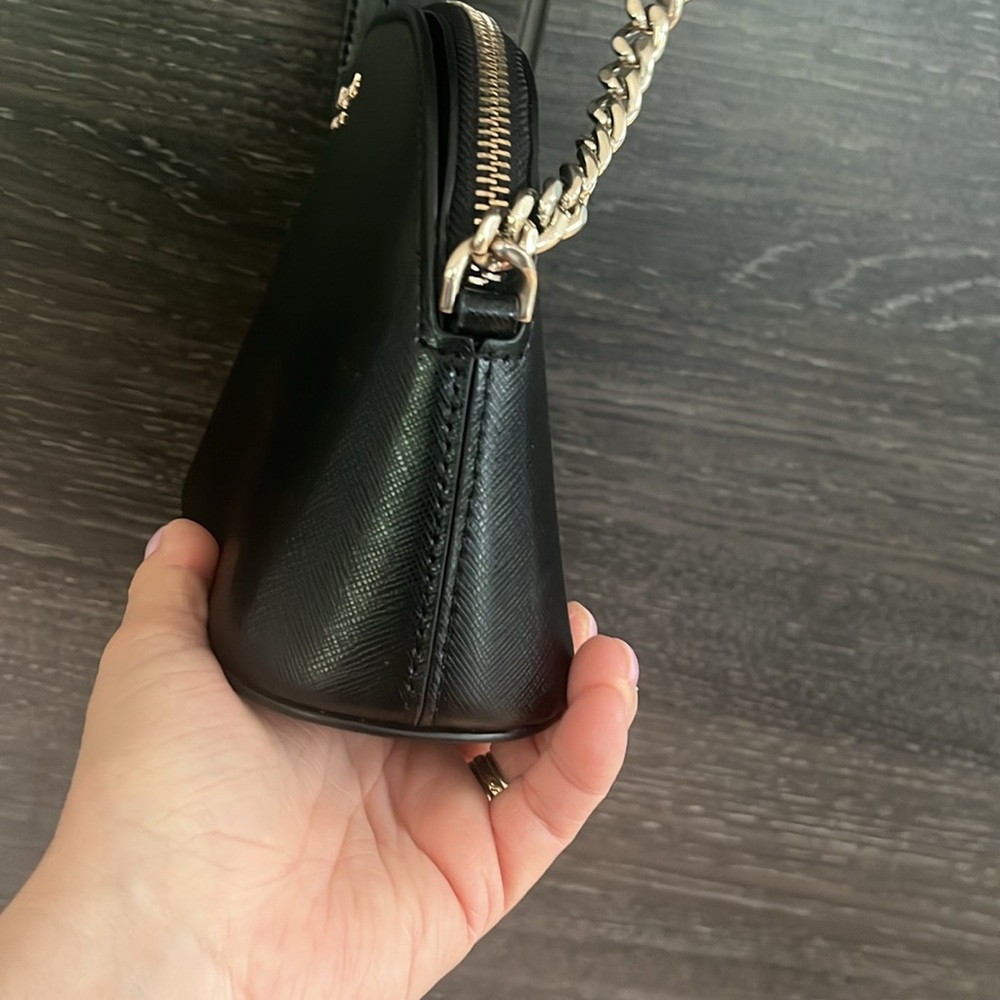 Kate Spade, New York Black Saffiano leather Small Dome Crossbody Bag - Picture 7 of 11